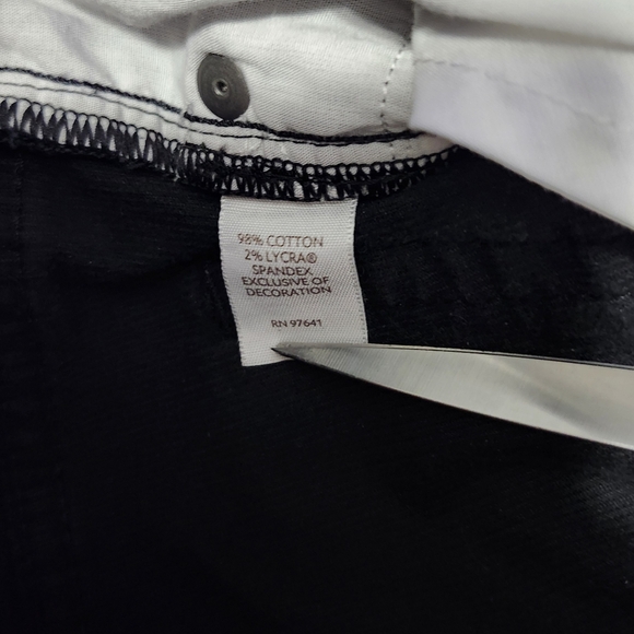 J Jill  Boot Cut  Women's Size 8 Mid-rise  Corduroy  Jeans  Black - Picture 3 of 15